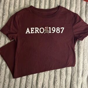 Burgundy Aeropostal top